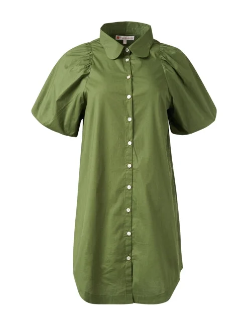 Lovey Green Shirt Dress