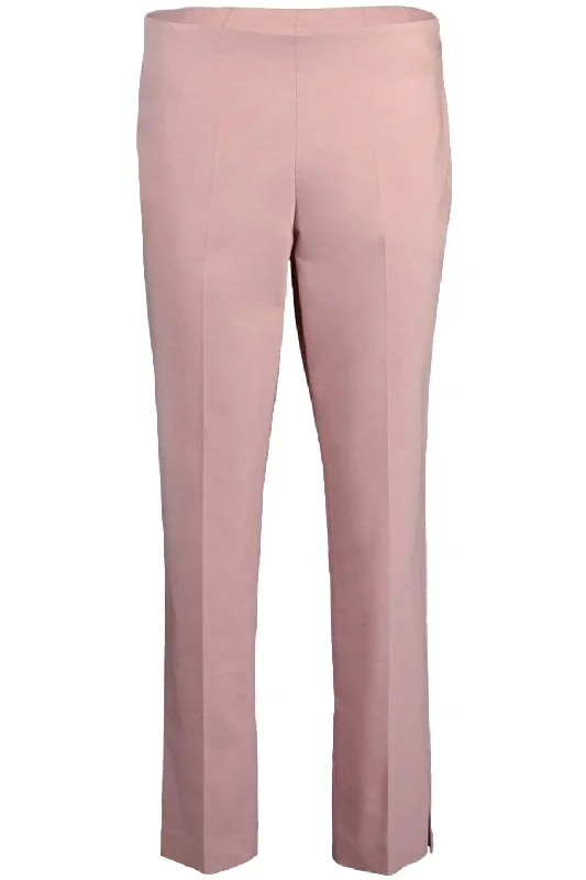 Blossom Cotton Twill Side Zip Pant