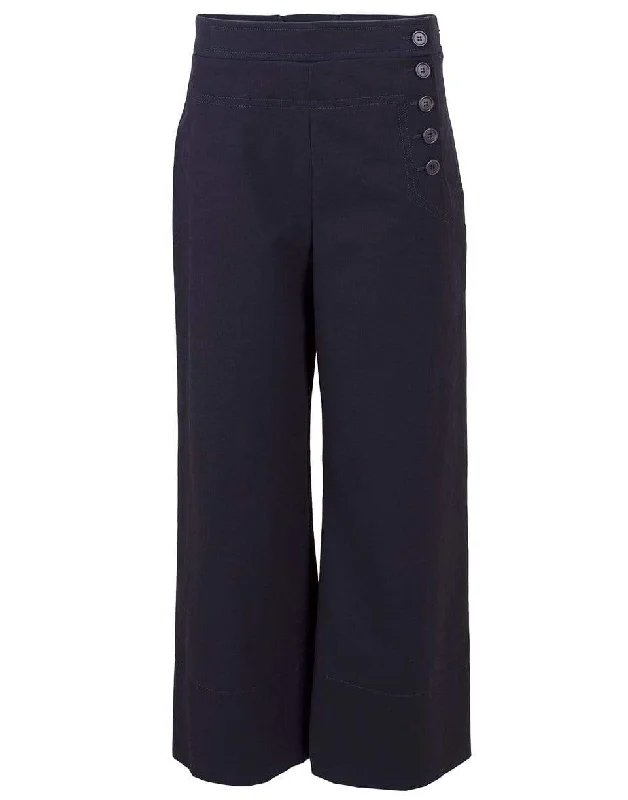 Cropped Wide Leg Pant