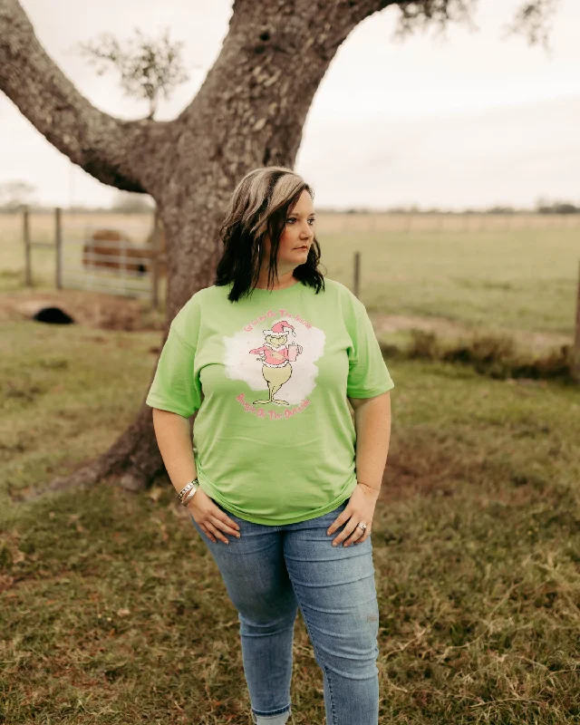 Green On The Inside Lime Green Tee