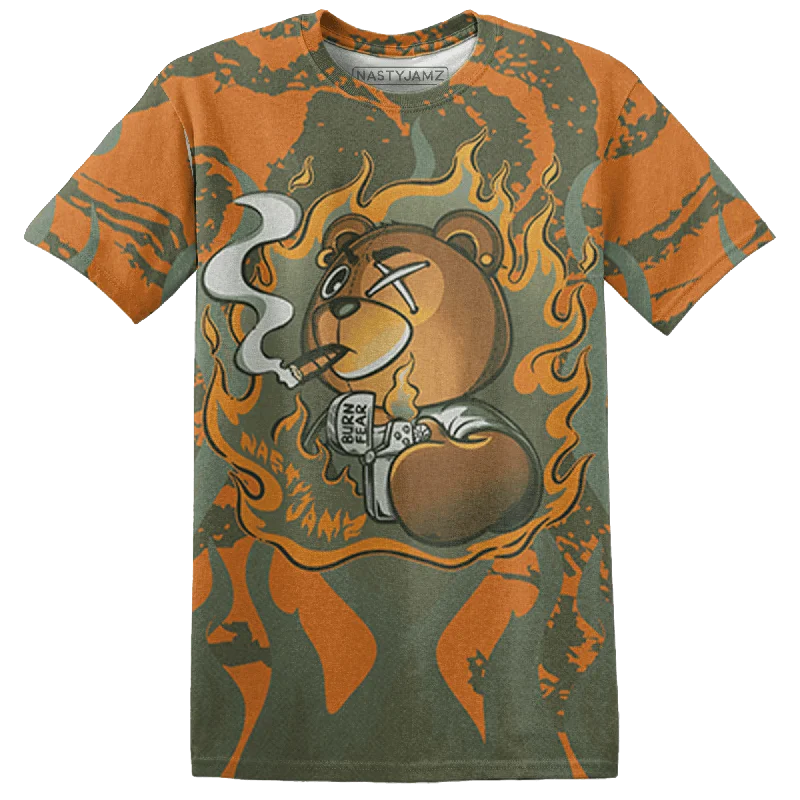 NastyJamz Olive 5s T Shirt Match BER Burn Fear 3D All-Over Print