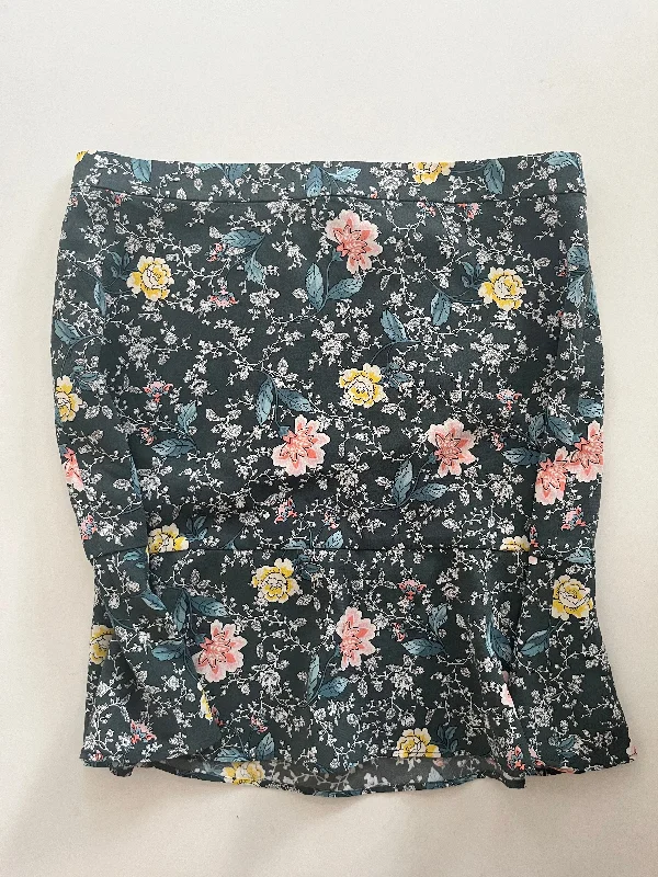 Skirt Mini & Short By Loft In Floral, Size: M