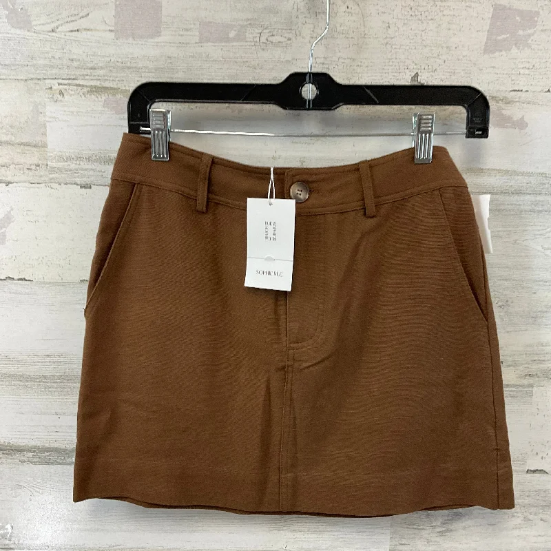 Skirt Mini & Short By SOPHIE RUE In Brown, Size: Xs