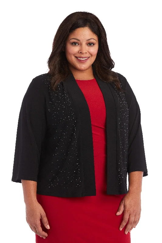 R&M Richards 375600 Plus Size Beaded Jacket